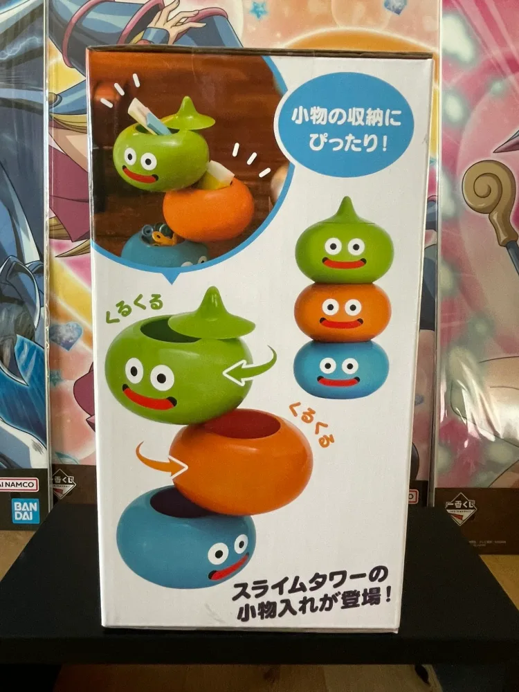Boîte de Rangement Rotative Slime Tower & Frères Métalliques 18 cm Square Enix – Dragon Quest
