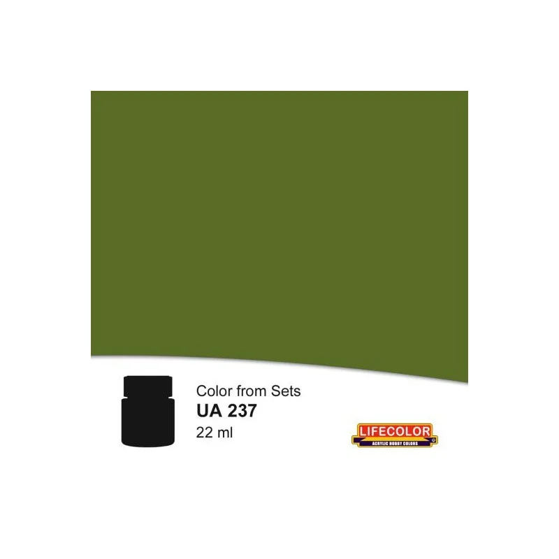 Peinture acrylique Dark Olive (Vert olive foncé) FS 34102 22ml