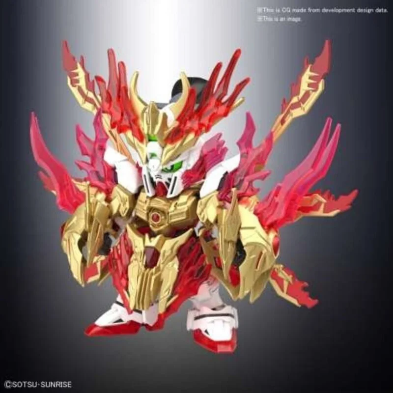 Gunpla Gundam: SD Sangoku Soketsuden Yan Huang Zhang Fei God Gundam Model Kit