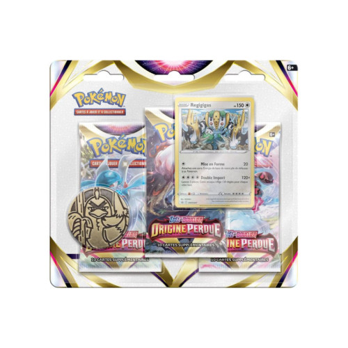 Pokemon Tri-pack EB11 Origine Perdue Regigigas