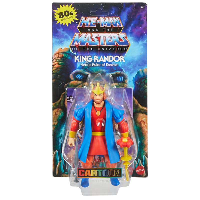 Figurine – MAITRES DE L’UNIVERS Origins King Randor / Roi Randor Cartoon Collection Mattel