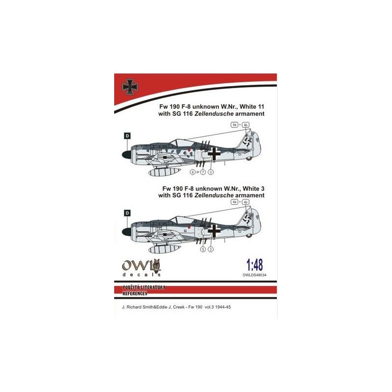 Décal Armement Focke-Wulf Fw-190F-8 SG 116