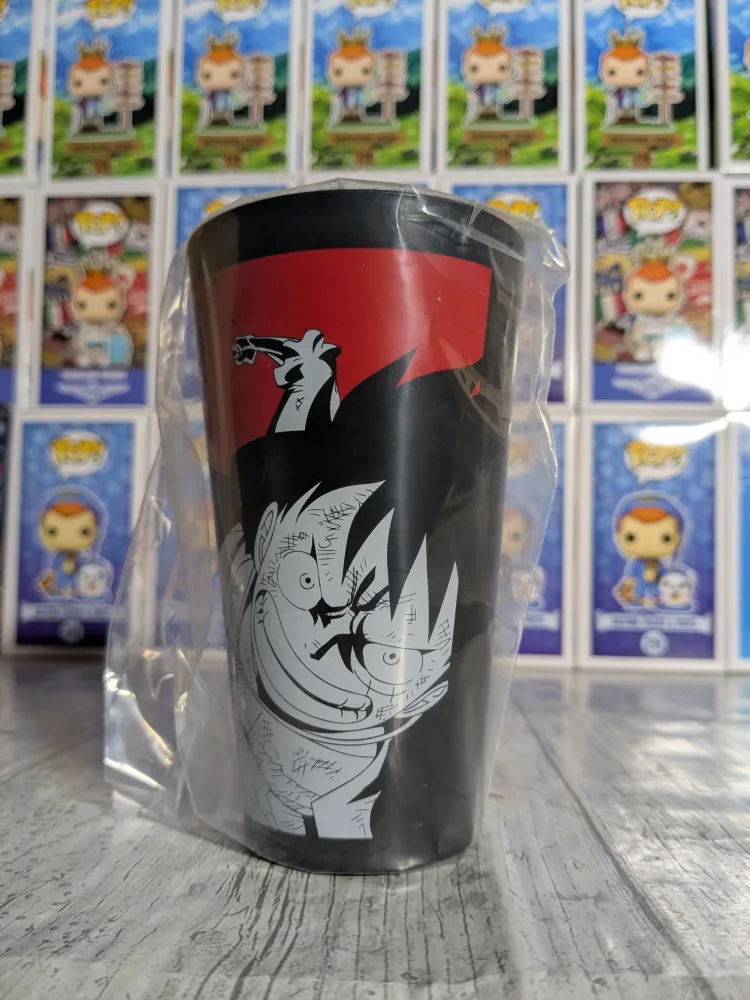 Bandai Spirits – Ichiban Kuji · Treasure Cruise 2 · Lot F · Black Tumbler / Gobelet (Luffy) · env. 12cm