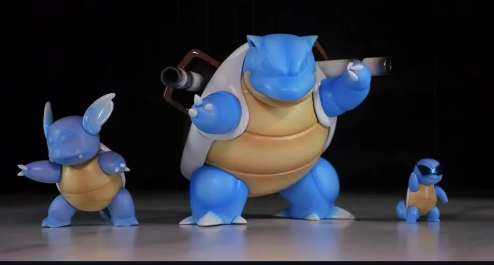 [PREORDER] 1/20 Scale World Figure [MONSTER RESEARCH INSTITUTE] – Squirtle & Wartortle & Blastoise