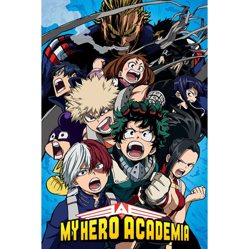 My Hero Academia: Cobalt Blast Group 91 x 61 cm Poster