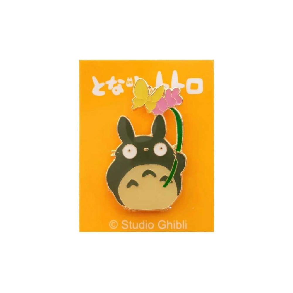 Mon voisin Totoro pin's Totoro With Flower