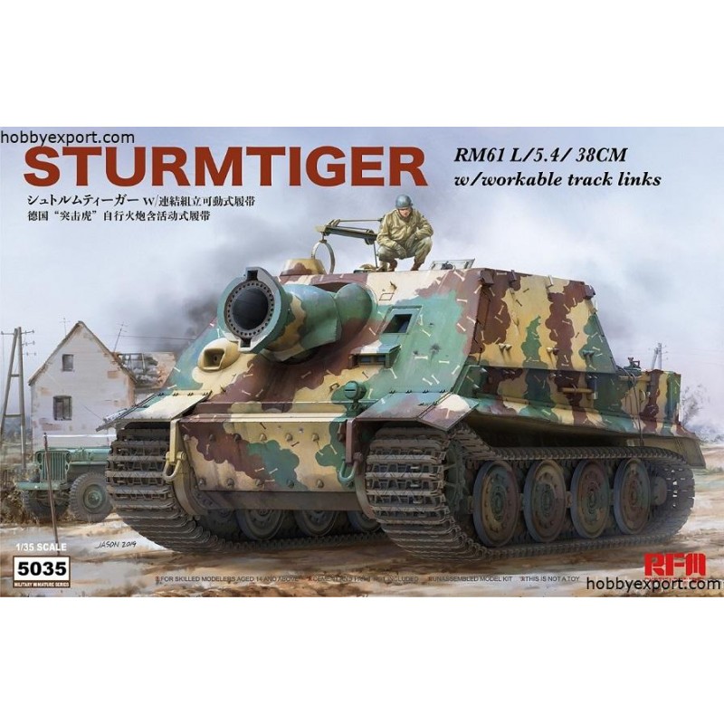 Maquette Sturmtiger rm61 l5.4 38cm