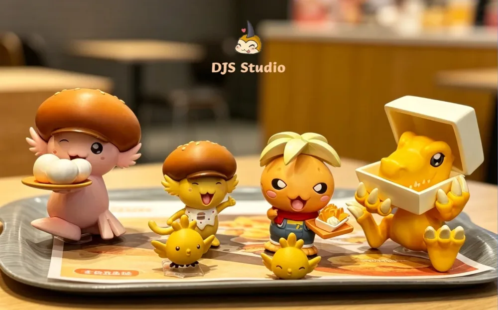 [PREORDER] Digimon Figure [DJS] – Agumon & Burgamon & Potamon & TorikaraBallmon