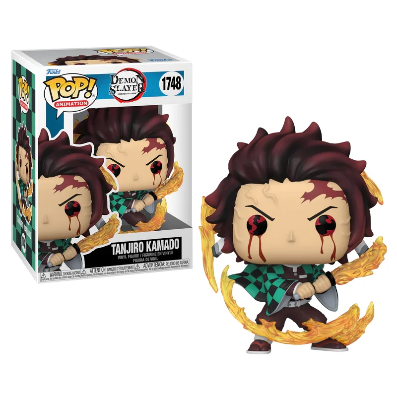 Figurine Pop DEMON SLAYER - POP Animation N° 1748 - Tanjiro (Sun Breathing)
