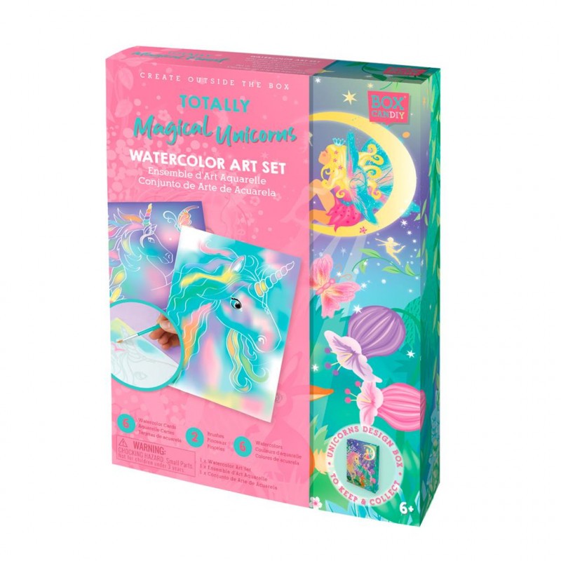 Box Candiy: Totally Licorne Magique - COFFRET D'AQUARELLES