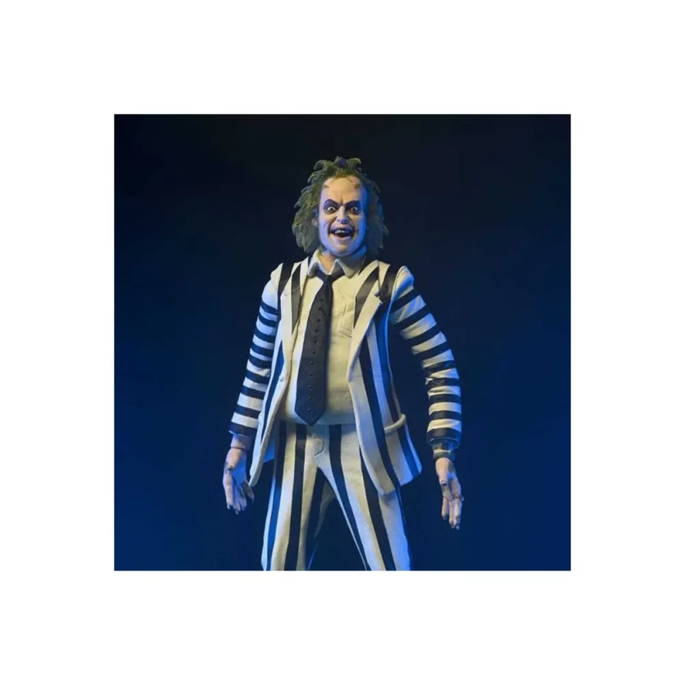 Beetlejuice 1988 - Figurine Beetlejuice Black and White Striped Suit