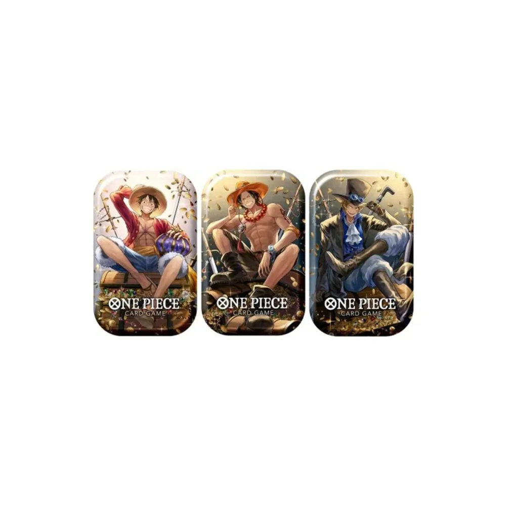 One Piece - Set de 3 Tin Pack set 02 Luffy, Ace & Sabo