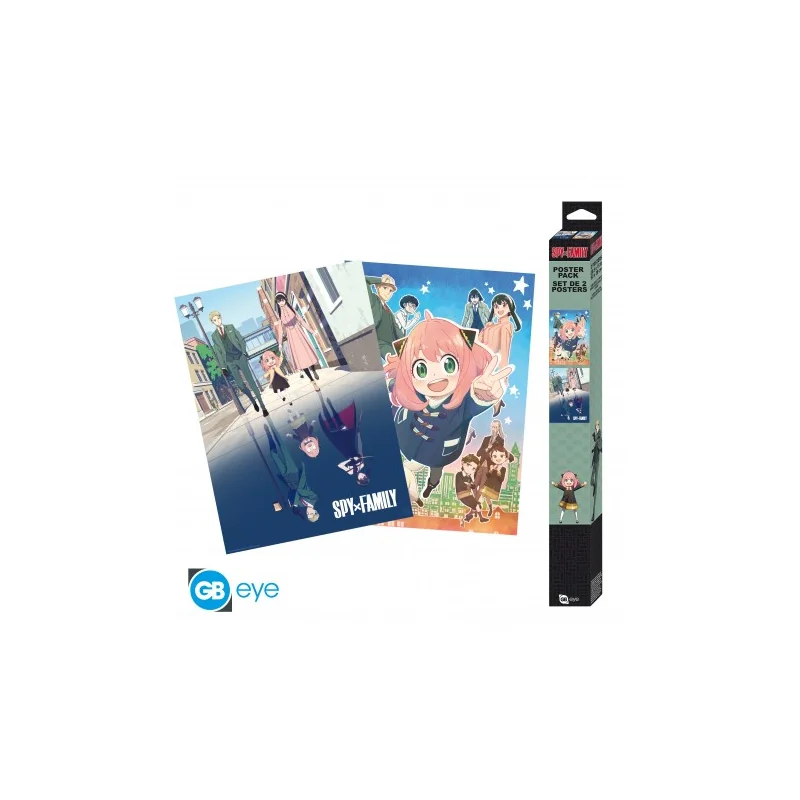 SPY x FAMILY - Set 2 Posters Chibi 52x38 - Une double famille