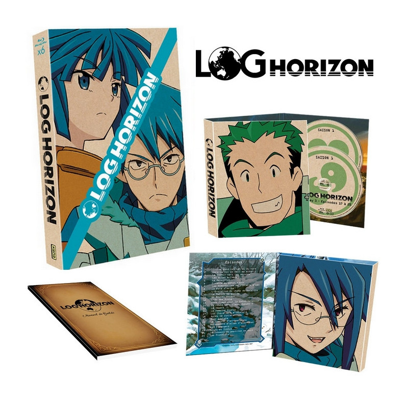 LOG HORIZON Intégrale Saison 1 & 2 Coffret Blu-ray Edition Limitée – Collection