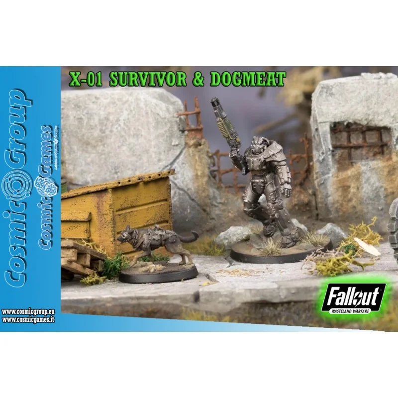 Wargame Fallout ww x-01 survivor & dogmeat