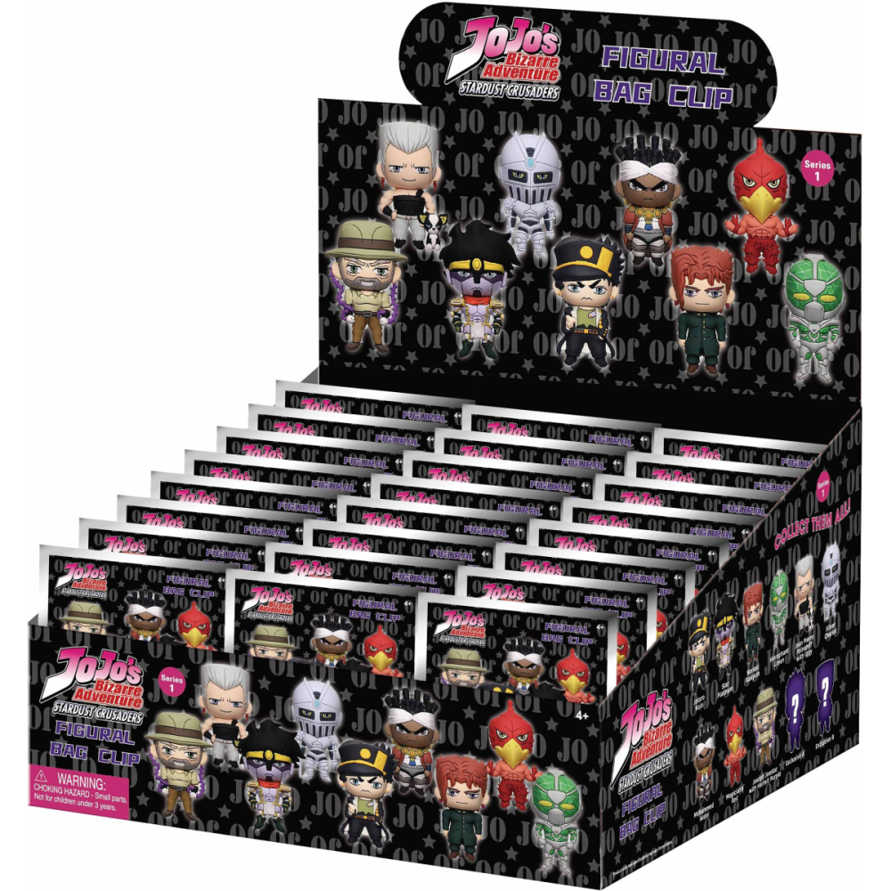 JOJO'S BIZARRE ADVENTURE - Series 1 -3D Foam Porte-clé (Display 24 Pcs)