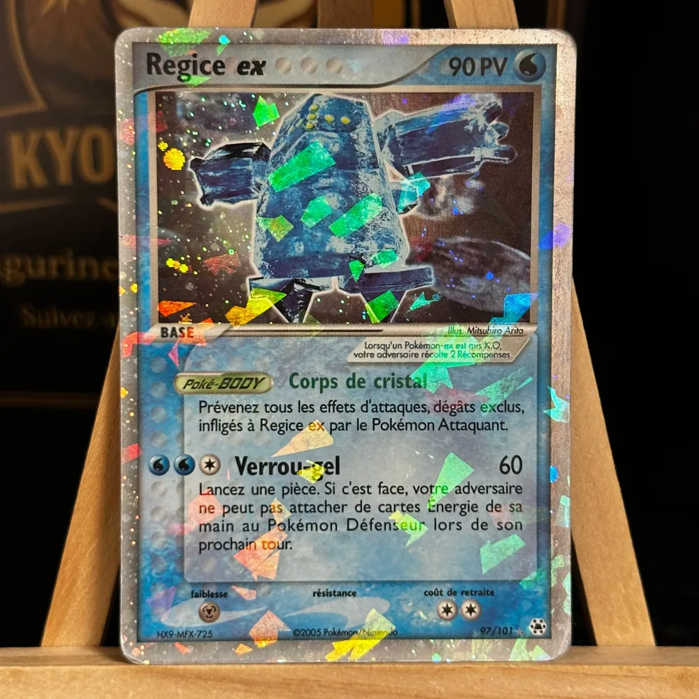 Pokémon – Carte Regice ex 97/101 – EX Légendes Oubliées – FR