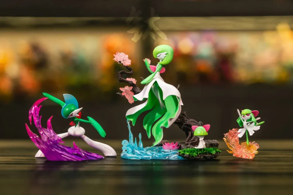 [IN STOCK] 1/20 Scale World Figure [PALLET TOWN] – Ralts & Kirlia & Gardevoir & Gallade