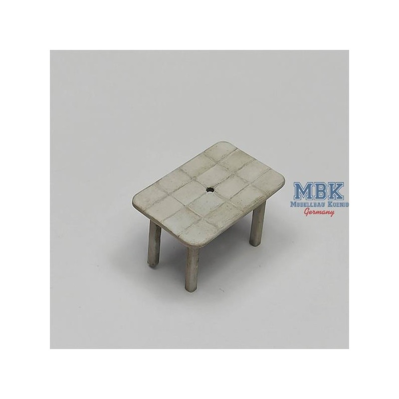 Table Rectangulaire en Résine