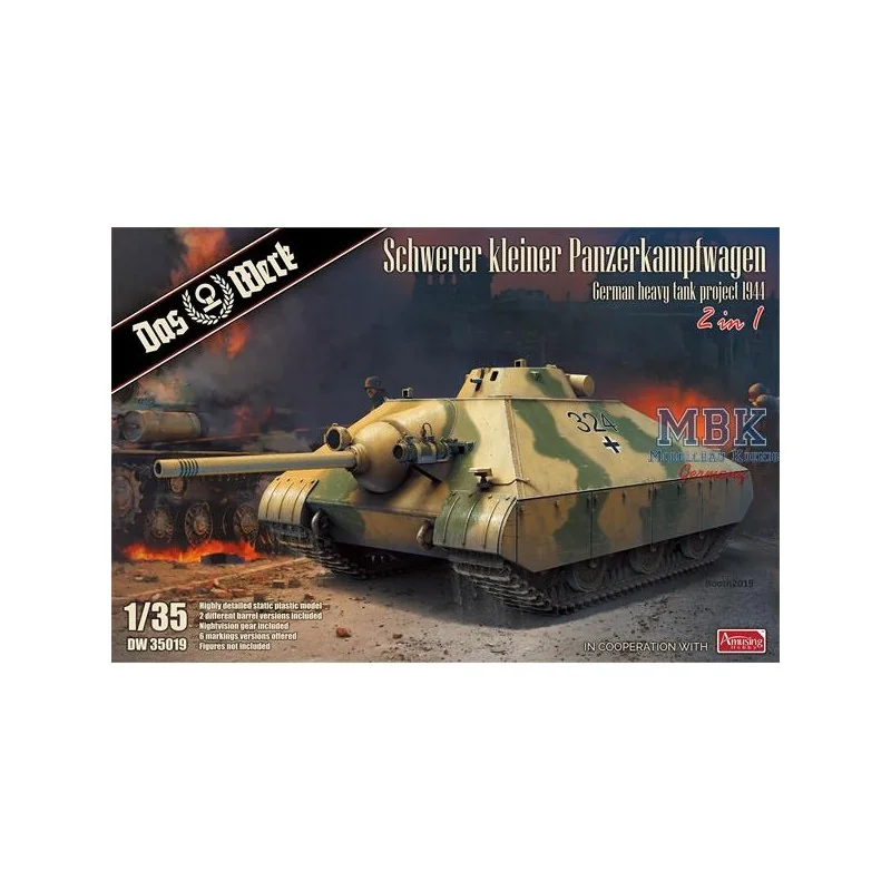 Maquette Schwerer Kleiner Panzer - projet de char lourd 1944