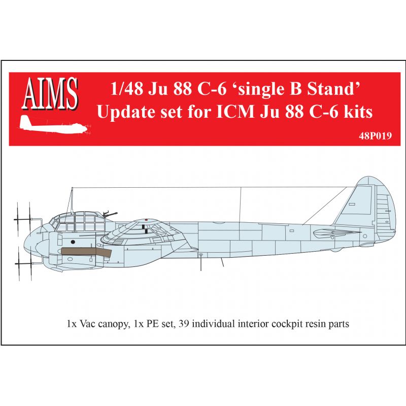 Accessoire Junkers Ju-88C-6 'Single B Stand' (conçu pour être utilisé avec les kits ICM)