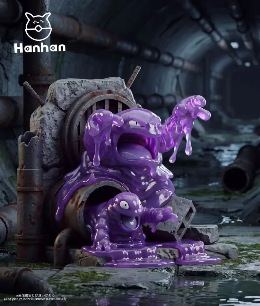 [PREORDER] 1/20 Scale World Figure [HANHAN] – Grimer & Muk
