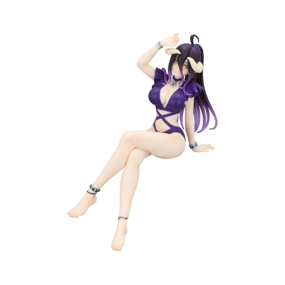 Figurine Overlord - Noodle Stopper Albedo Swimsuit Dark Purple Color Ver. 16 cm