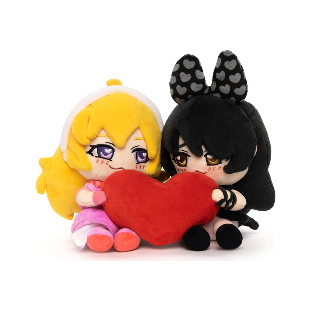 RWBY pack 2 peluches Valentine's Yang & Blake 15 cm