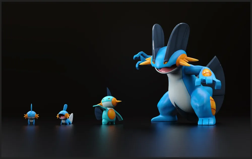 [PREORDER] 1/20 Scale World Figure [GM] – Mudkip & Marshtomp & Swampert