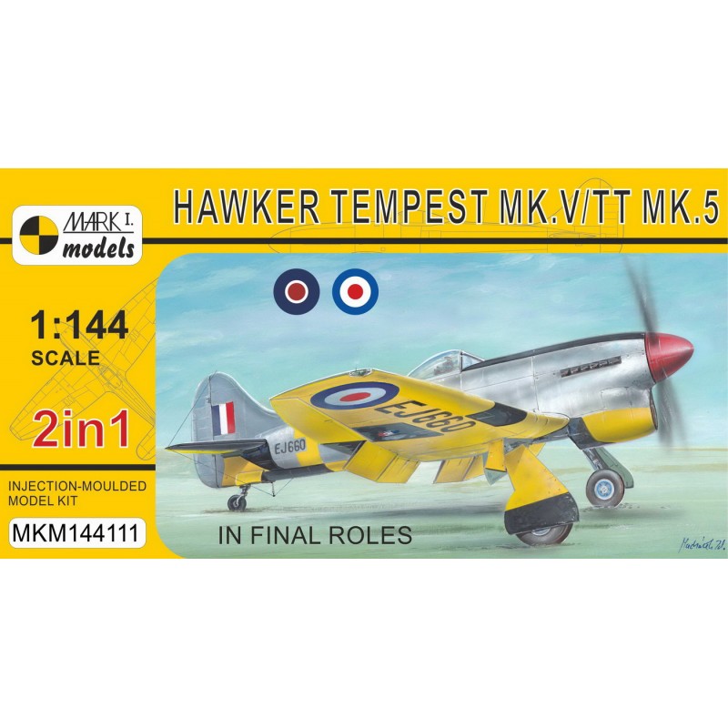 Maquette Hawker Tempest Mk.V/TT.5 'Dans les rôles finaux' (2en1)