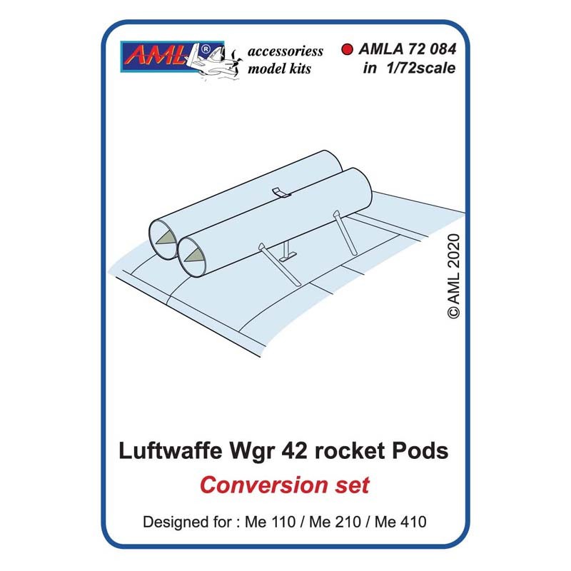 Accessoire Wgr.21 pour Messerschmitt Me-110/Me-210 (4 pièces)