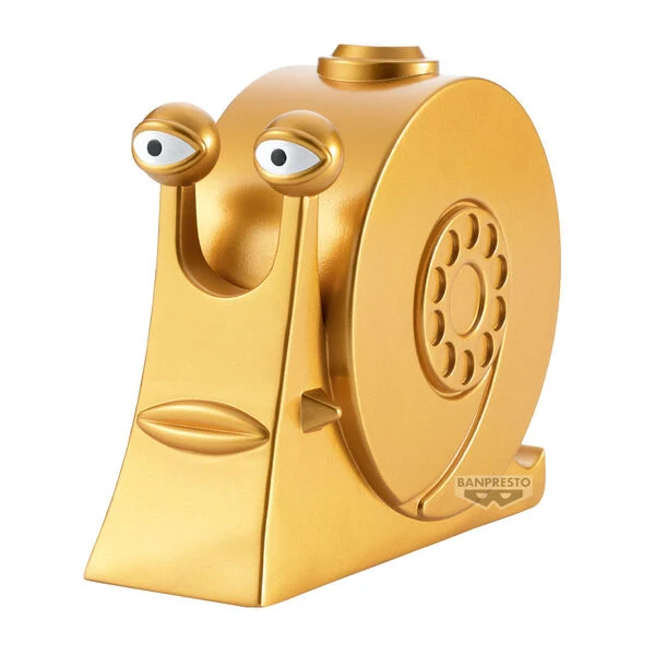 One Piece – Figurine – Den Den Mushi Sofvimates Golden 17 cm Banpresto