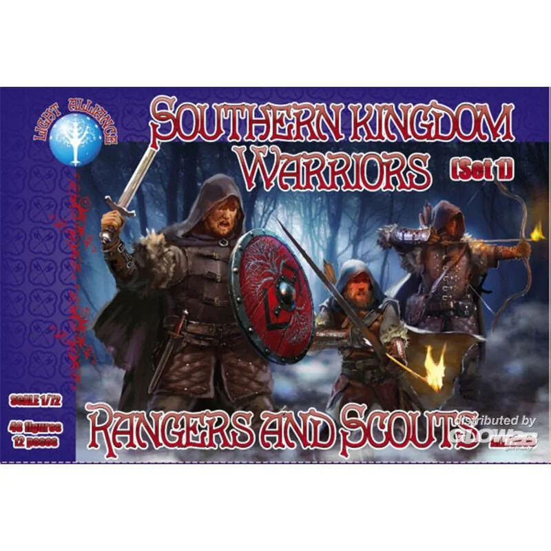 Figurine Guerriers du royaume du Sud. Ensemble 1. Rangers et Scouts