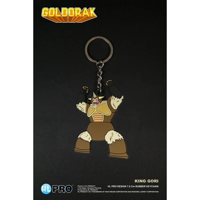 Goldorak porte-clés caoutchouc King Gori 7 cm