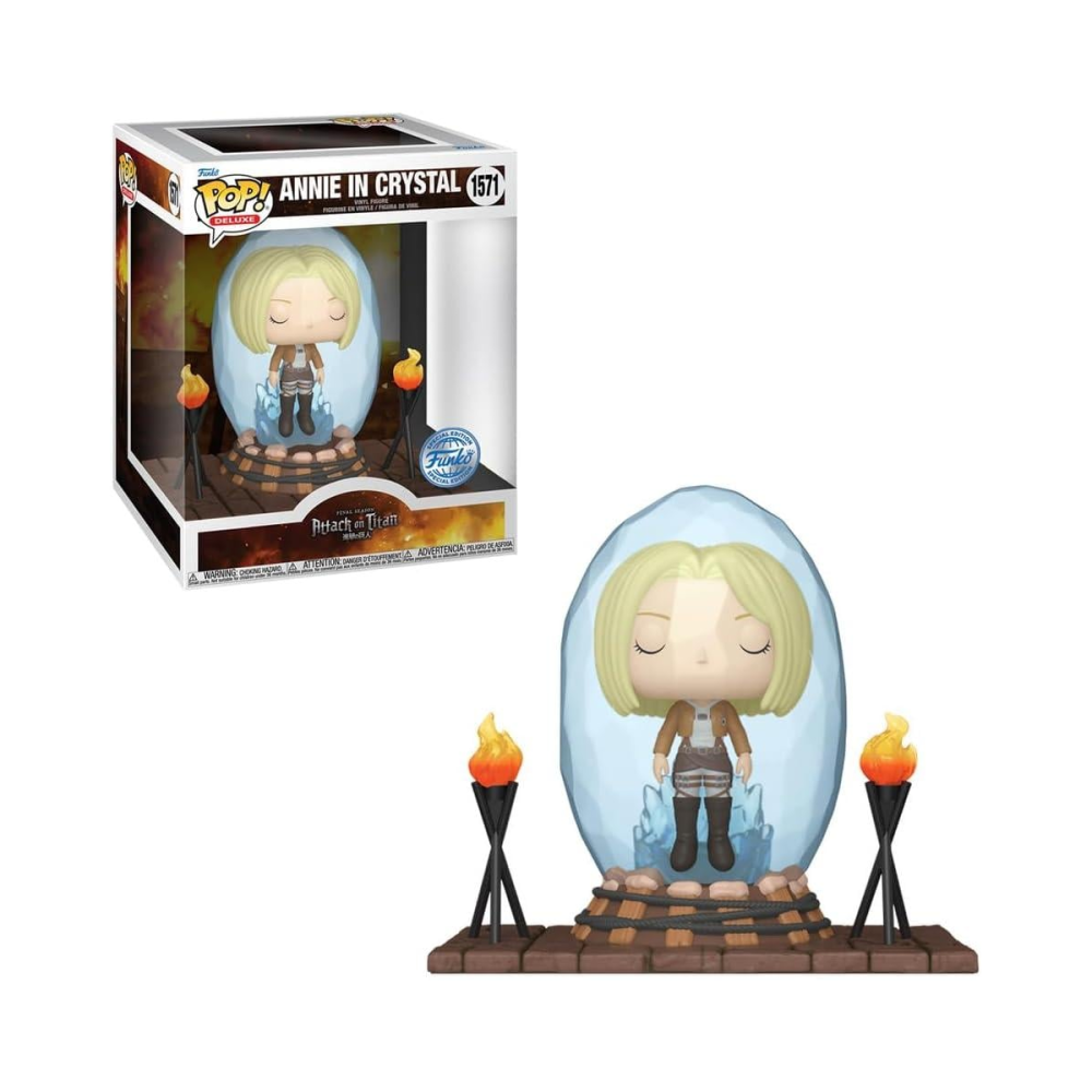 Figurine Pop Attack on Titan - POP Deluxe N° 1571 - Annie dans cristal