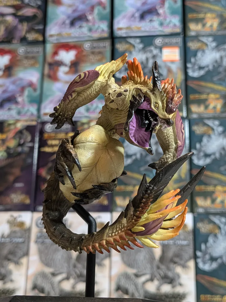 Figurine (~10cm) – Capcom Builder – CFB The Best Vol. 19-21 – Monster Hunter Rise – Thunder Serpent Narwa