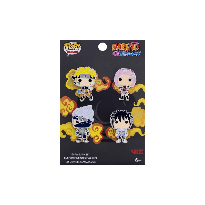 Pin's NARUTO - Funko 4pk Pin Set - Team 7
