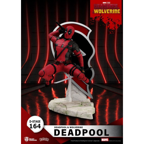 Deadpool 3 diorama PVC D-Stage Deadpool 16 cm - BEAST KINGDOM