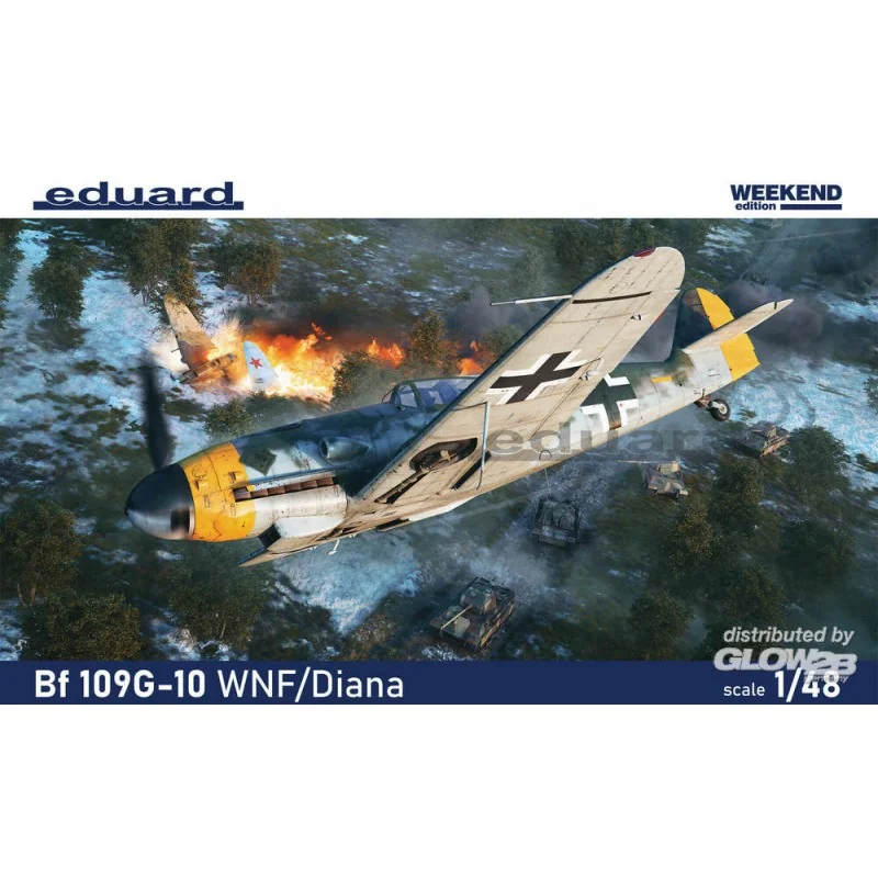 Maquette Bf 109G-10 WNF/Diana Week-end édition