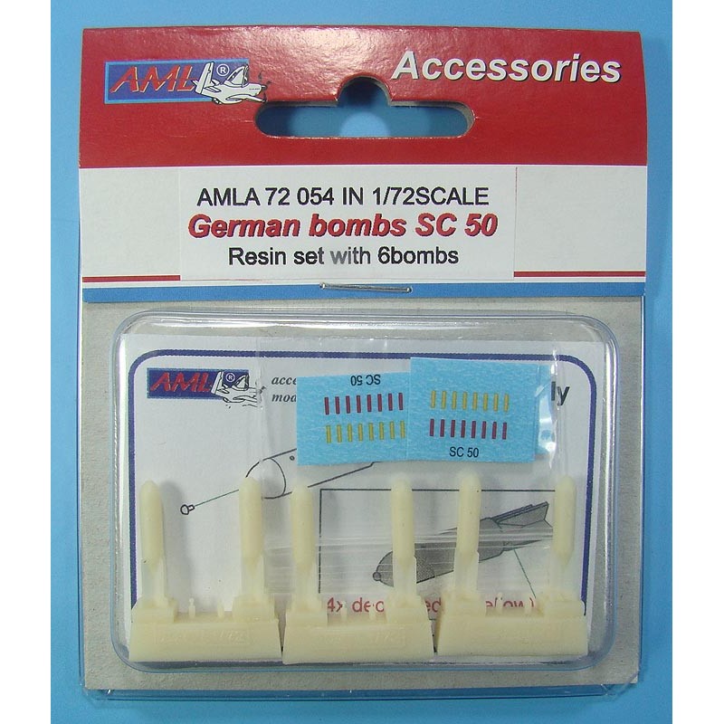 Accessoire 6 x bombes allemandes SC-50