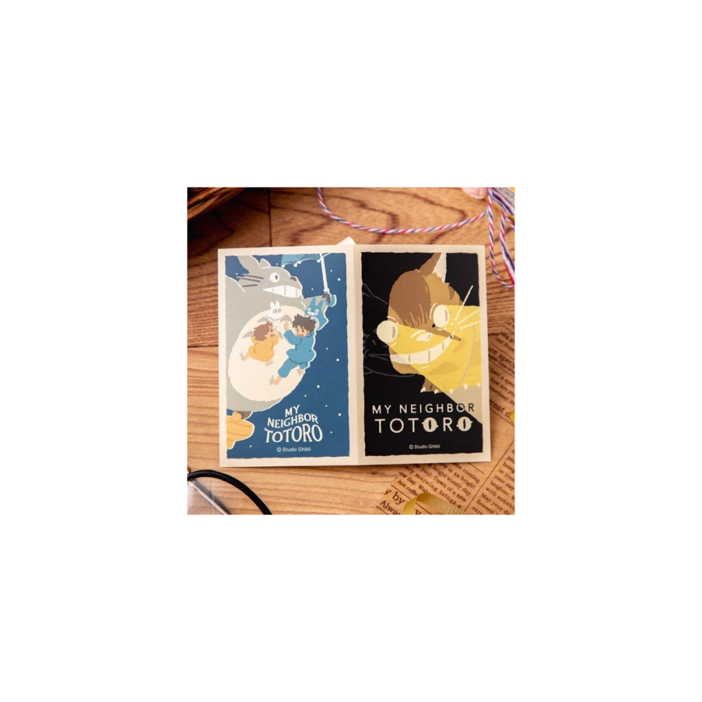 Mon voisin Totoro autocollants Catbus & Flying Totoro Retro