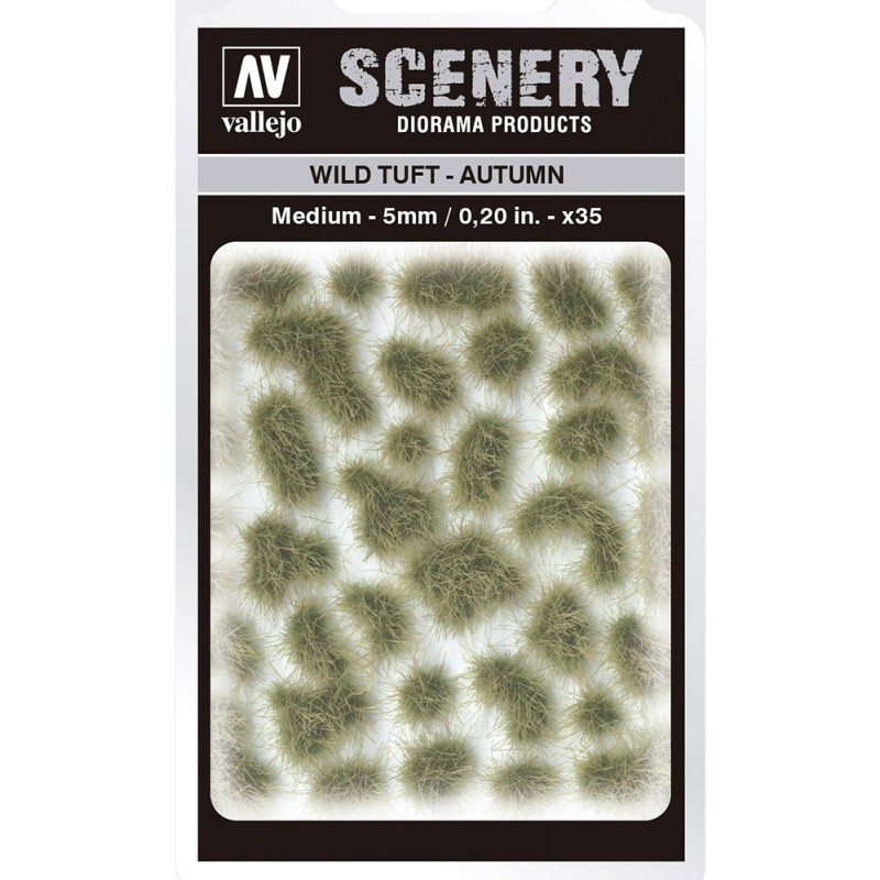 Diorama Tuft wild sc409 automne moyen