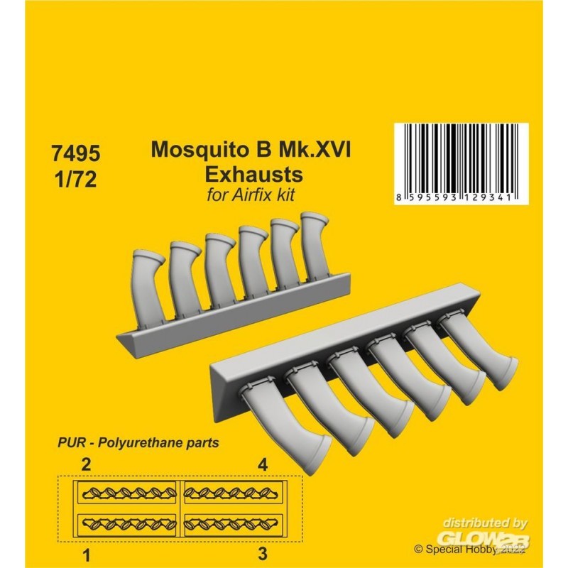 Accessoire Échappements Mosquito B Mk.XVI