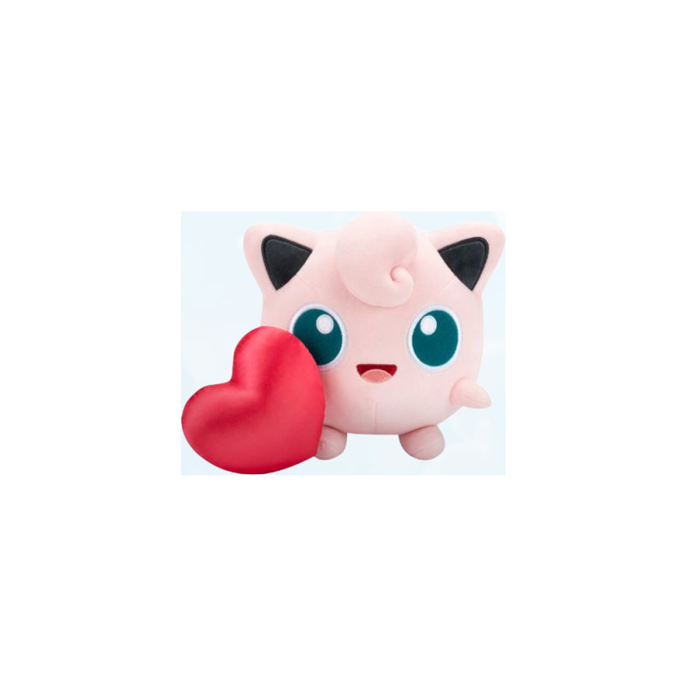 POKEMON - Jigglypuff with Heart - Peluche 20cm