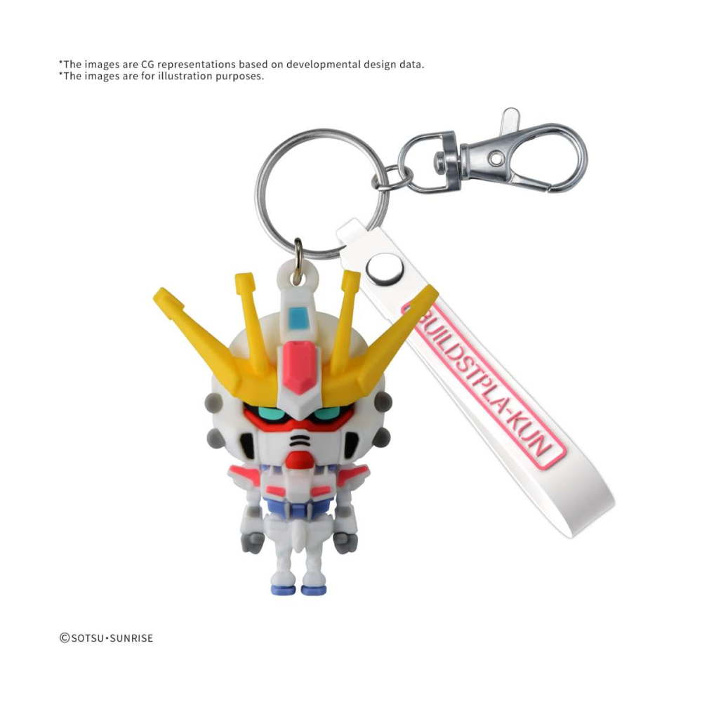 Build Stpla-kun 3d Rubber Mascot Keychain