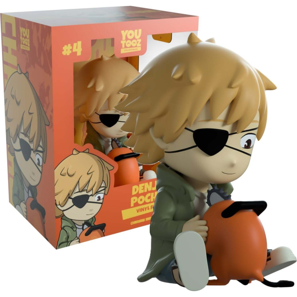 CHAINSAW MAN - Denji & Pochita - Figurine Youtooz 10cm