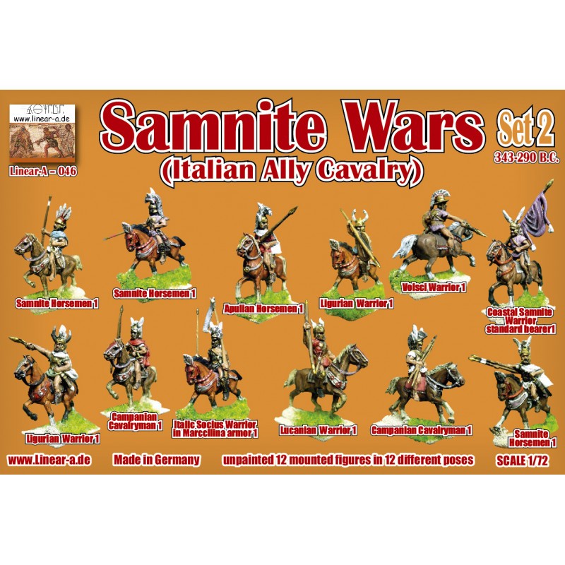 Figurines Samnite wars italian ally cavalry set 2