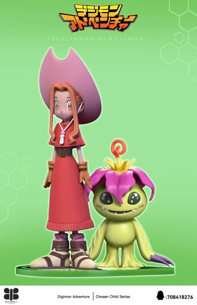 [PREORDER] Digimon Figure [BUTTERFLY] – Tachikawa Mimi & Palmon