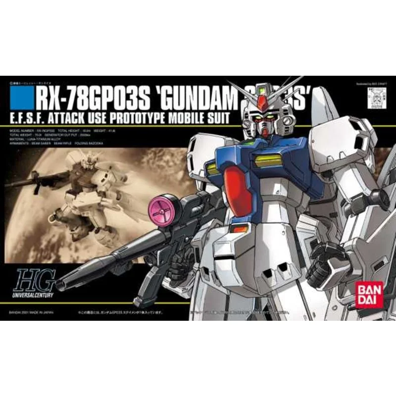 Gunpla 1/144 hguc rx-78gp03s gundam