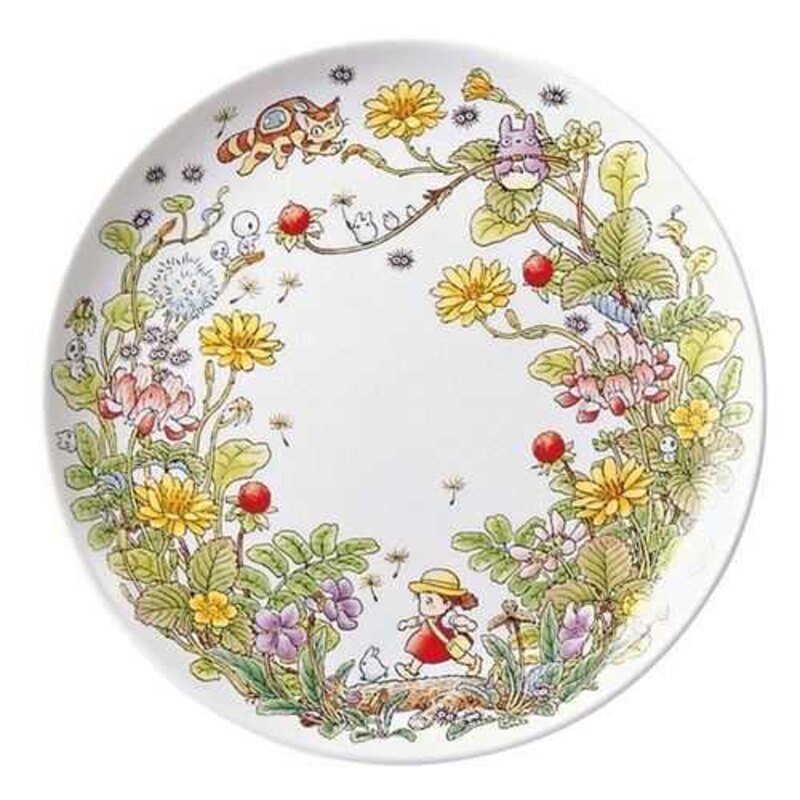 Mon voisin Totoro assiette Noritake Indian Strawberry 23 cm